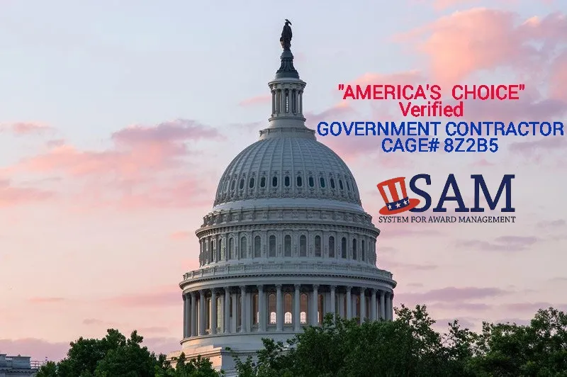 Valco America's Choice verified SAM.gov government contractor registration