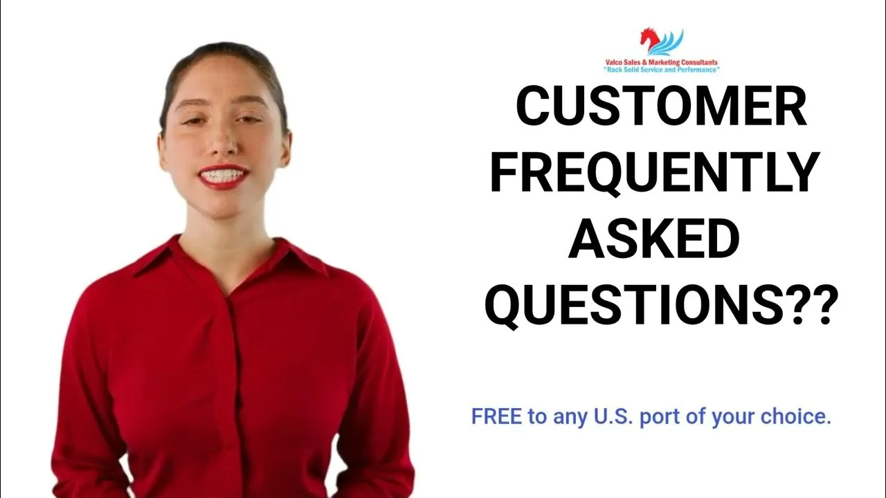 Valco Sales frequently asked questions video preview